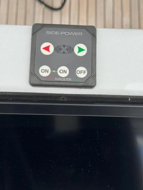 Slide: The Image of Control panel for Side-Power thruster on 1985 Farr PERFORMANCE yacht. - 35