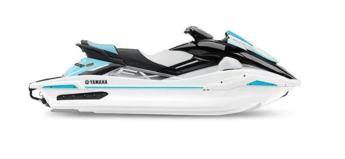 The Image of 2024 Yamaha WaveRunner FX Cruiser HO with Audio, sleek design, side view. - 1