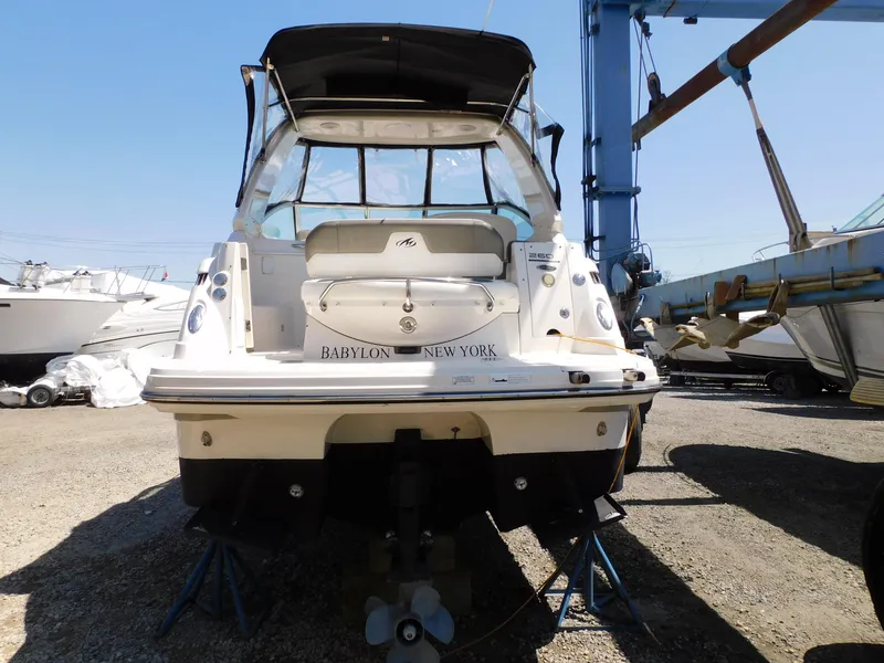 Slide: The Image of 2011 Monterey 260 SCR boat docked, rear view, Babylon, New York. - 10