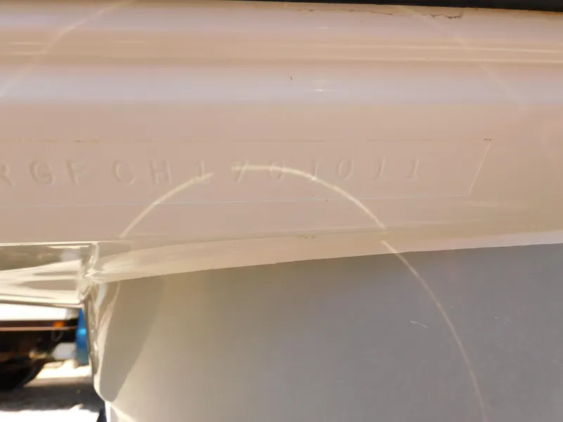 Slide: The Image of Hull identification number on a 2011 Monterey 260 SCR boat. - 16