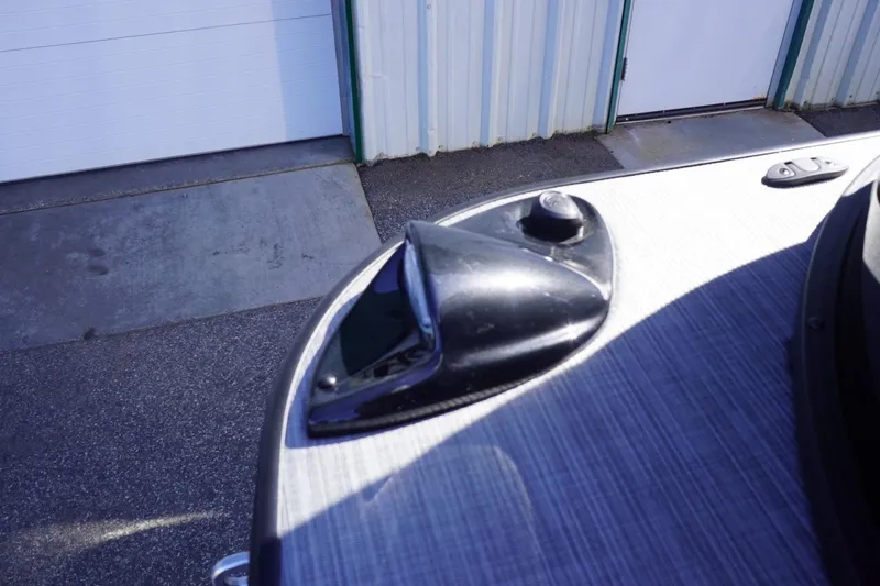 Slide: The Image of 2025 Lowe SS 230 DL boat detail, featuring sleek design and modern fixtures. - 43