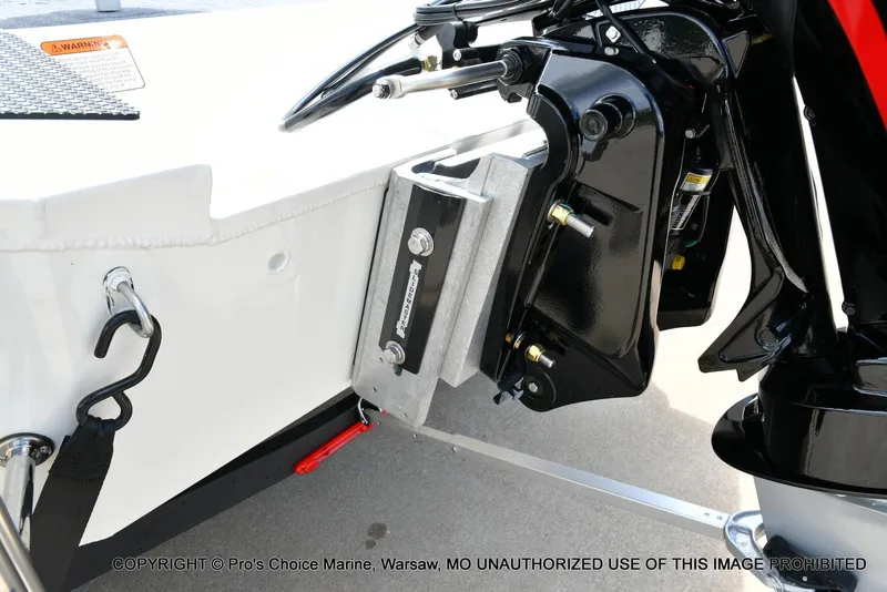 Slide: The Image of 2025 Ranger RT198P Cup Equipped boat motor mount detail. - 18