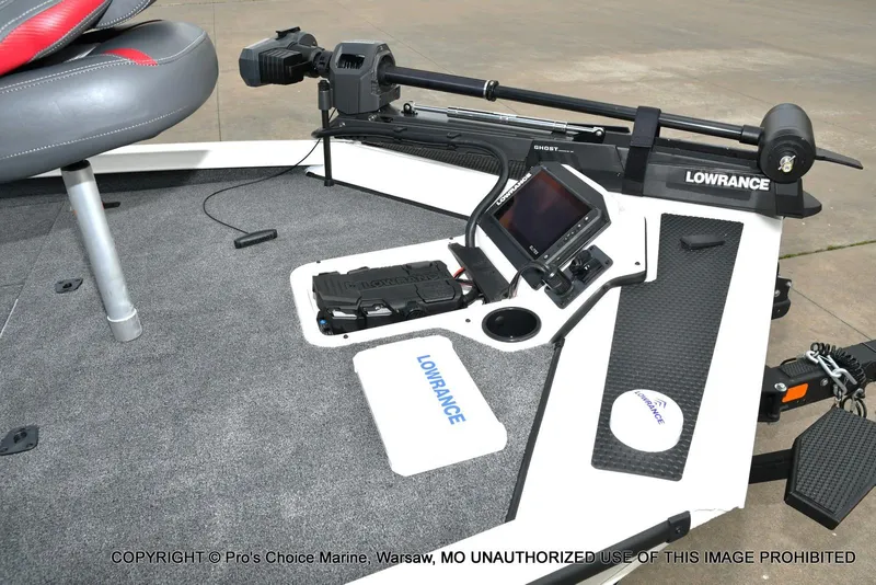 Slide: The Image of 2025 Ranger RT198P Cup Equipped boat with Lowrance electronics and trolling motor. - 3