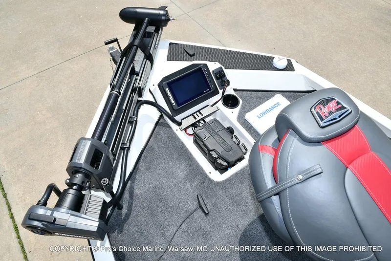 Slide: The Image of 2025 Ranger RT198P Cup Equipped boat with advanced navigation system and seating. - 42