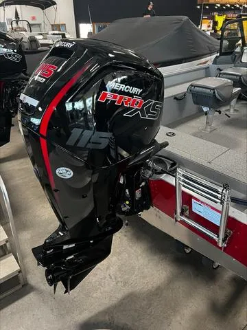 Slide: The Image of 2024 Lund 1875 Alaskan DC boat with Mercury Pro XS 115 outboard motor. - 21