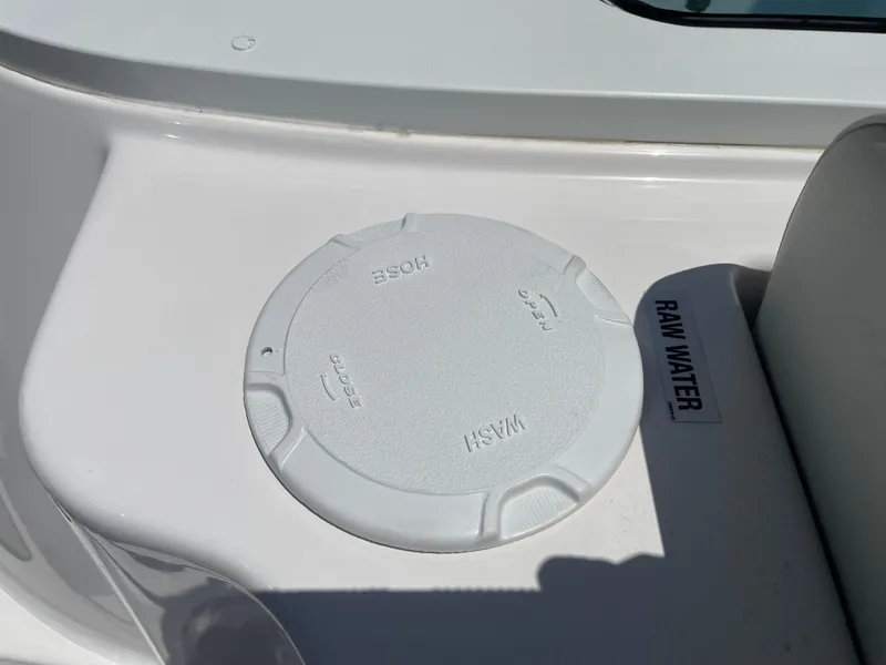 Slide: The Image of 2023 Sea Fox 228 Commander boat deck with raw water access. - 42