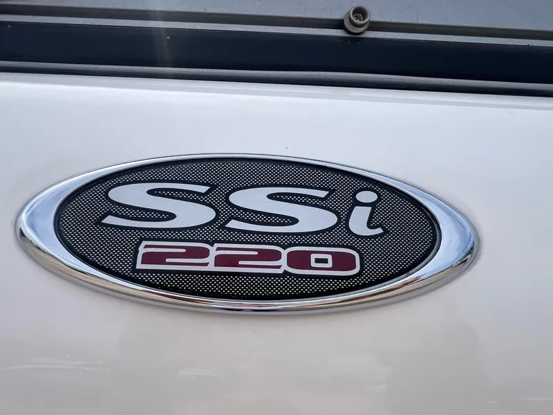 Slide: The Image of 2008 Chaparral 220 SSi emblem on boat exterior. - 4