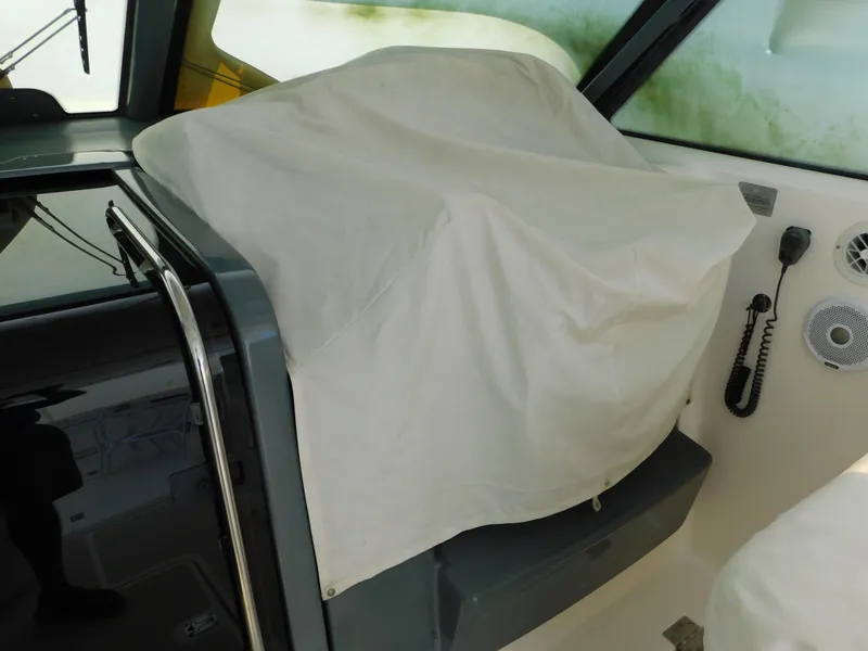 Slide: The Image of Covered helm station on a 2001 Tiara Yachts 3800 Open boat. - 23