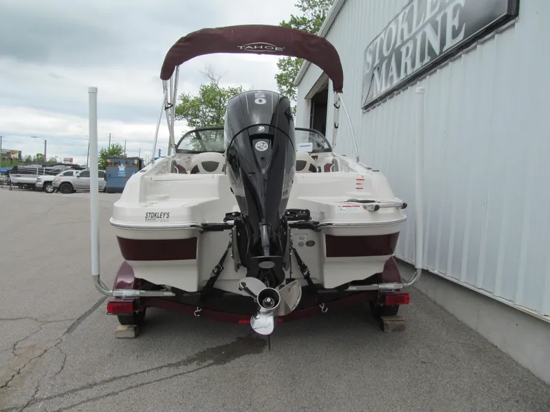 Slide: The Image of 2016 Tahoe 550 TF boat with outboard motor at Stokley's Marine. - 3
