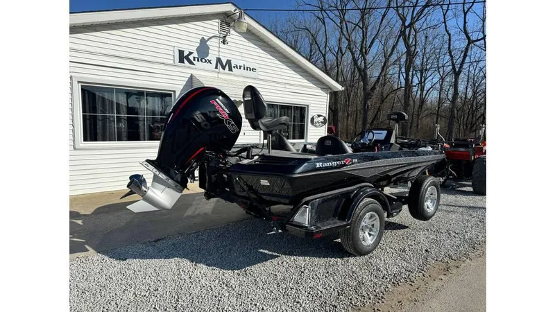 Slide: The Image of 2024 Ranger Z518 Cup-Equipped boat parked outside Knox Marine dealership. - 3
