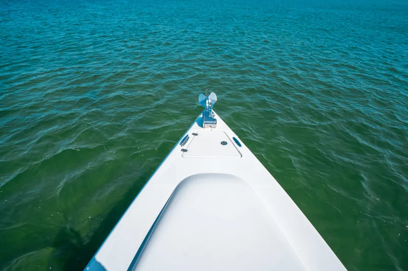 Slide: The Image of Bow view of 2007 Donzi 38 ZF Cuddy on open water. - 21