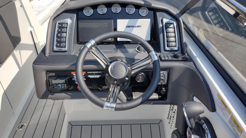 Slide: The Image of Dashboard of 2026 Formula 270 Bowrider with Raymarine and Mercury displays. - 15