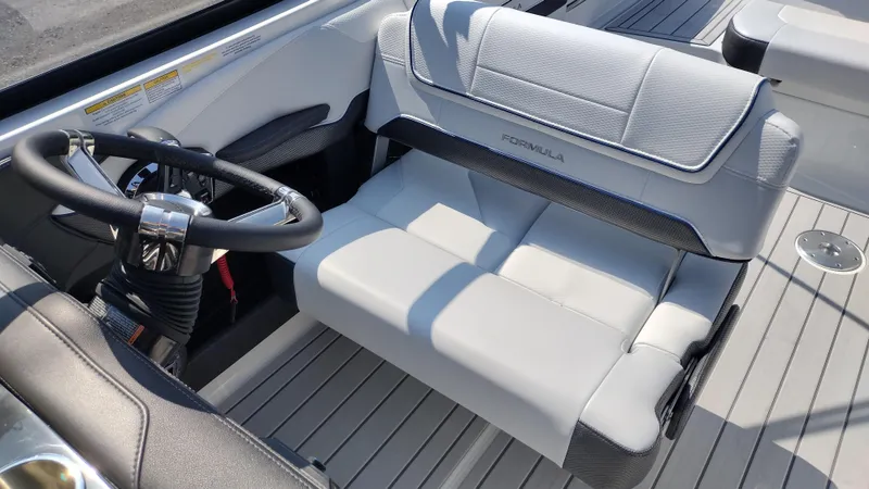 Slide: The Image of 2026 Formula 270 Bowrider interior with luxurious seating and modern design. - 19