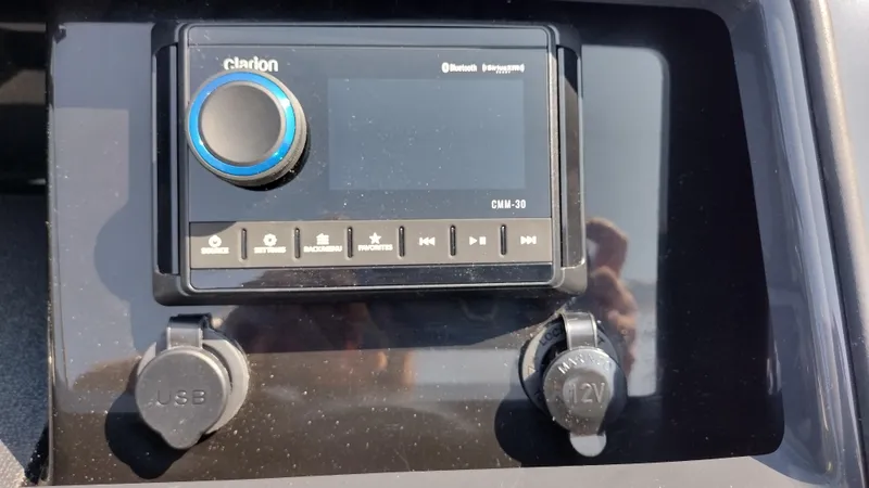 Slide: The Image of 2026 Formula 270 Bowrider interior with compact marine toilet and sleek flooring. - 23