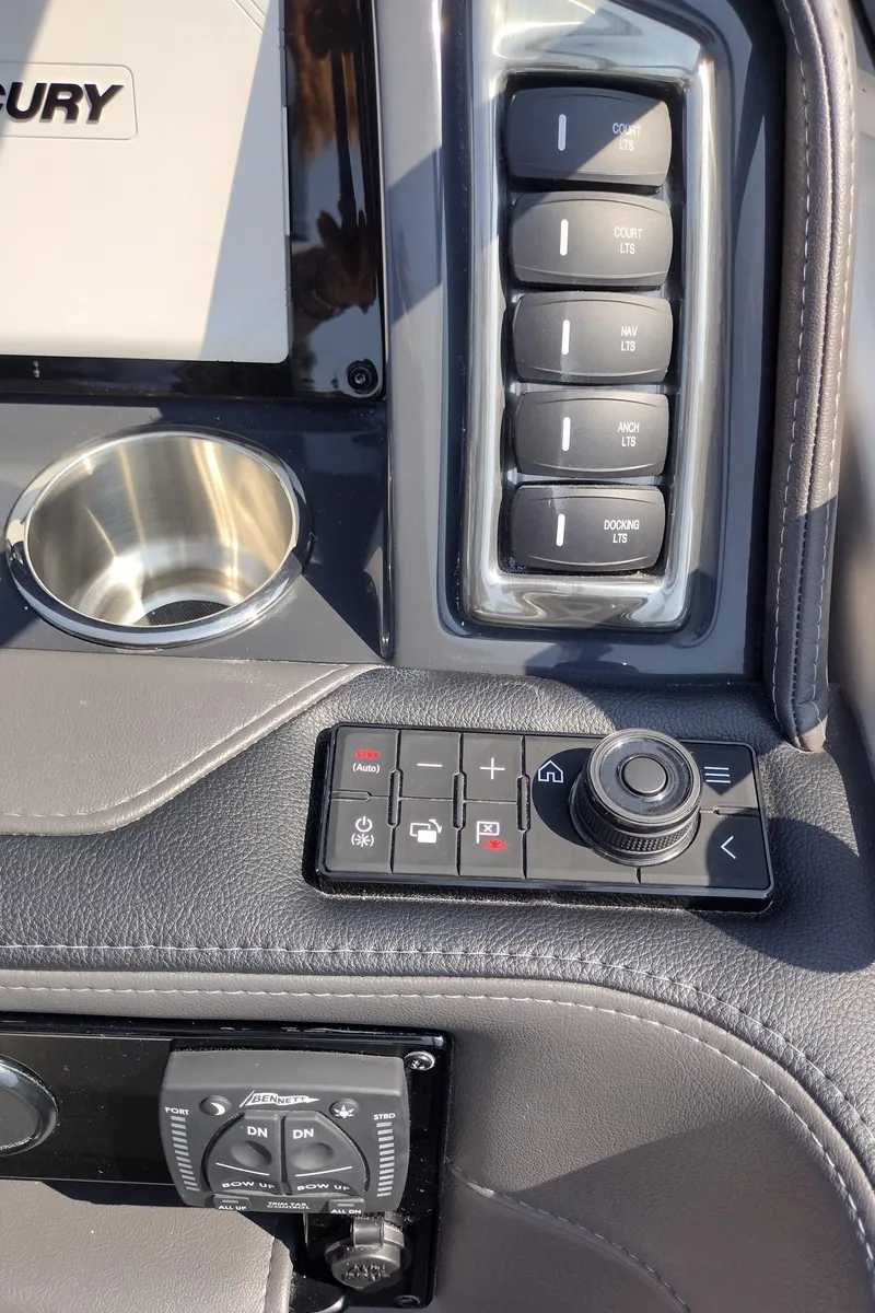 Slide: The Image of 2026 Formula 270 Bowrider interior with spacious seating and modern design. - 29