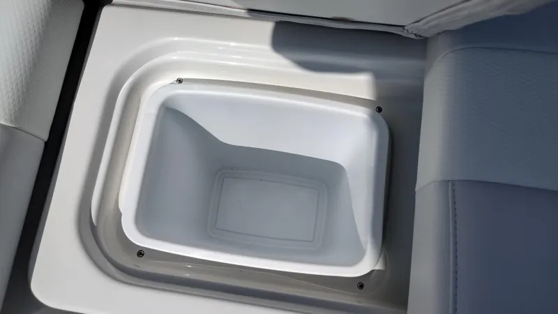 Slide: The Image of 2026 Formula 270 Bowrider interior with sleek steering wheel and luxurious seating. - 33