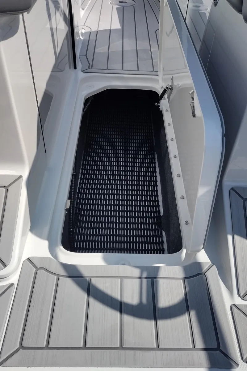 Slide: The Image of Anchor chain mechanism on a 2026 Formula 270 Bowrider boat. - 58