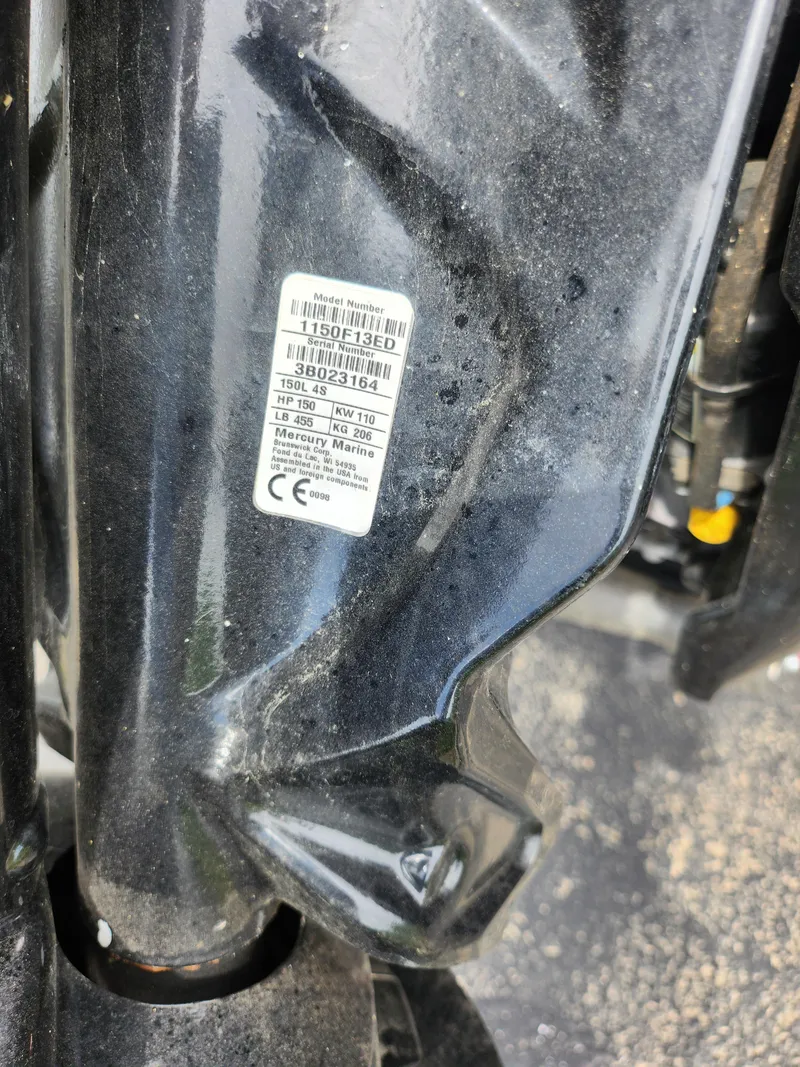 Slide: The Image of Label on 2021 Starcraft SVX 191 OB boat component, showing specifications and certifications. - 3