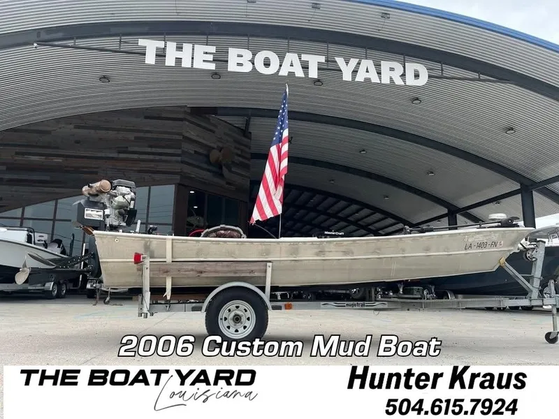 The Image of 2006 Custom mud boat with GoDevil motor at The Boat Yard, Marrero, Louisiana. - 0