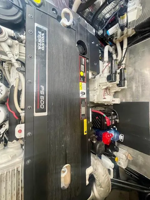 Slide: The Image of Engine compartment of a 2011 Regal 46 Sport Coupe with Volvo Penta IPS 600. - 32
