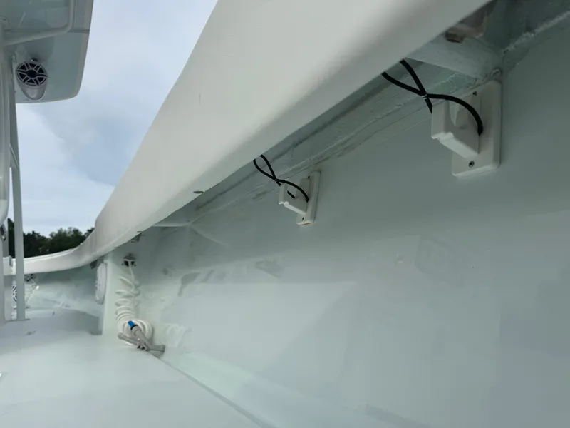 Slide: The Image of 2019 Contender 35 ST boat interior wiring detail. - 25