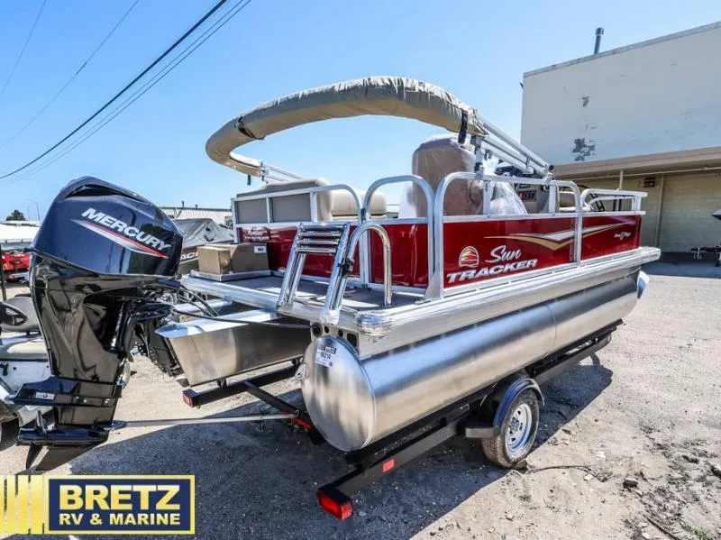 Slide: The Image of 2025 BASS BUGGY 16 XL Select pontoon boat with Mercury engine at Bretz RV & Marine. - 7