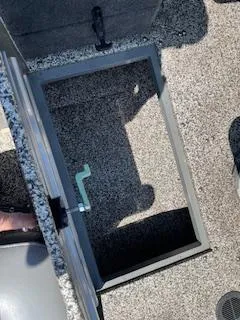 Slide: The Image of 2015 Tracker Pro Guide V-175 SC boat storage compartment with open hatch. - 13