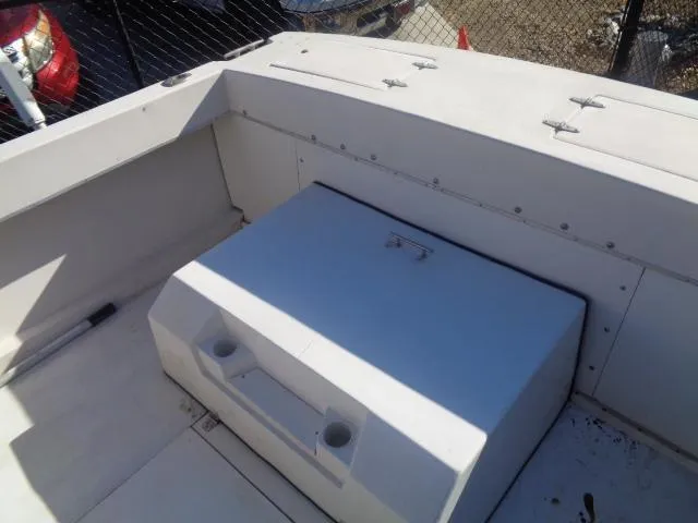 Slide: The Image of 1980 Grady-White 241 WEEKENDER boat interior with storage compartment. - 13