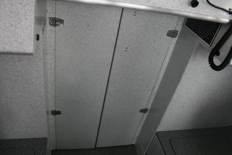 Slide: The Image of Interior view of 2017 North River 2500 S Sew Hawk OS boat cabin door. - 30