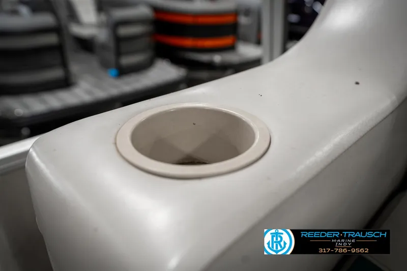 Slide: The Image of Cup holder on a 1989 Crest 25 Savannah II boat, interior detail. - 35
