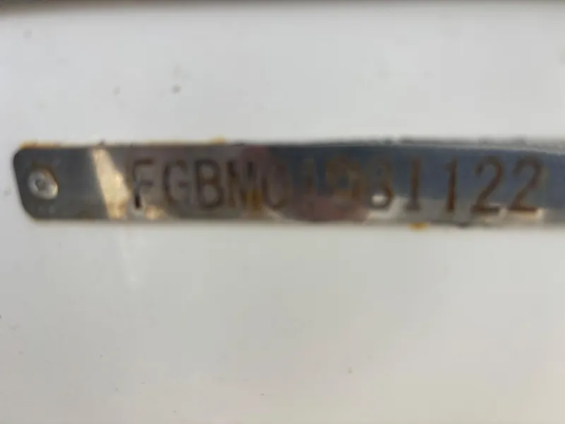 Slide: The Image of Hull identification number on 2022 Chaparral 280 OSX boat. - 4