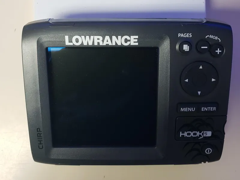 Slide: The Image of Lowrance Hook 5 fish finder with CHIRP technology, suitable for Monterey 270 Cruiser 2005. - 20