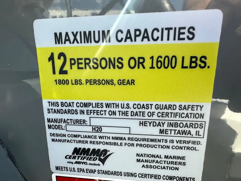 Slide: The Image of Heyday Wake Boats H20 w/ 6.2L w/ 320HP! 2025 - 12