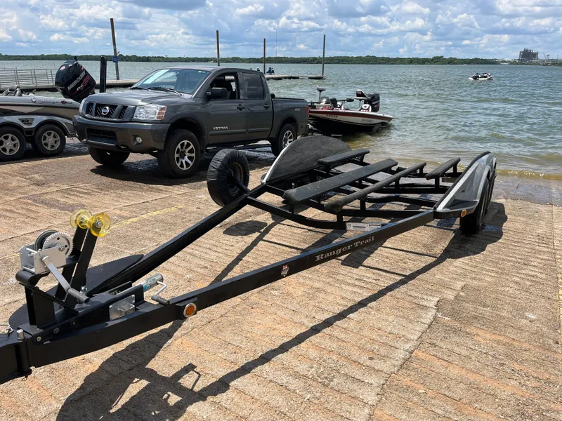 Slide: The Image of Boat trailer by the water, 2007 Ranger COMANCHE SERIES Z22 NASCAR model. - 35