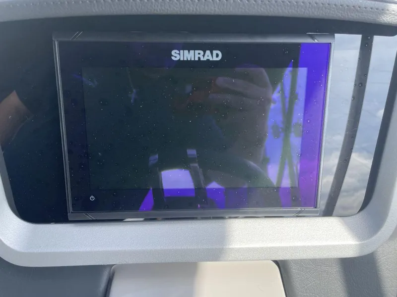 Slide: The Image of Simrad display on 2025 Sylvan G-3 DLZ DH boat dashboard. - 7