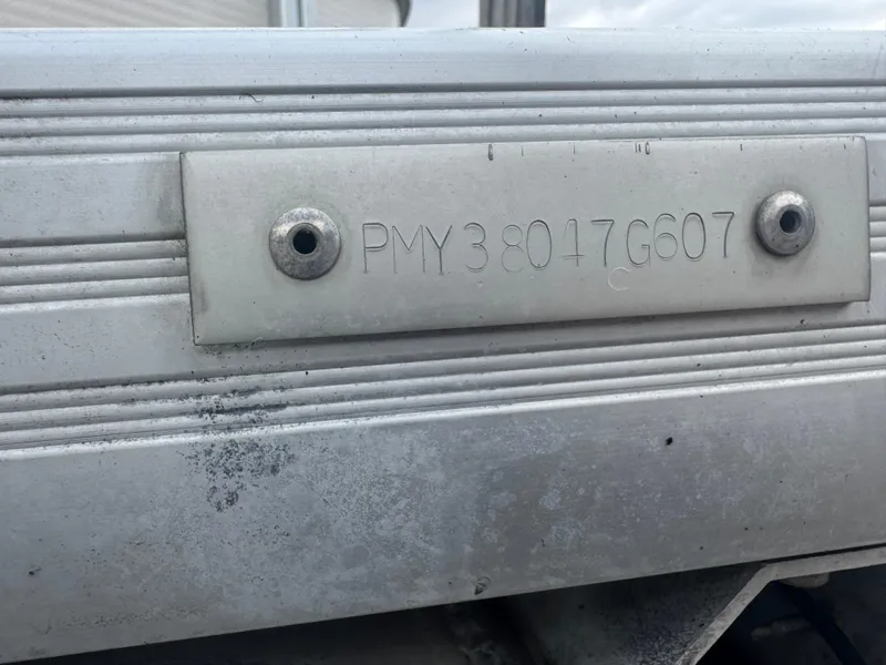 Slide: The Image of Serial number plate on 2007 Premier Grand Majestic 22 boat. - 26