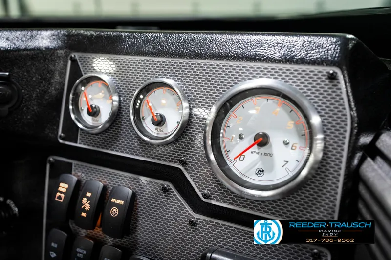 Slide: The Image of Dashboard of 2025 Lund 1875 Tyee boat with gauges and controls. - 41