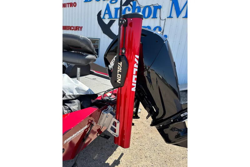 Slide: The Image of 2021 Tracker Pro Team 175 TX boat with Talon anchor system and Mercury engine. - 14