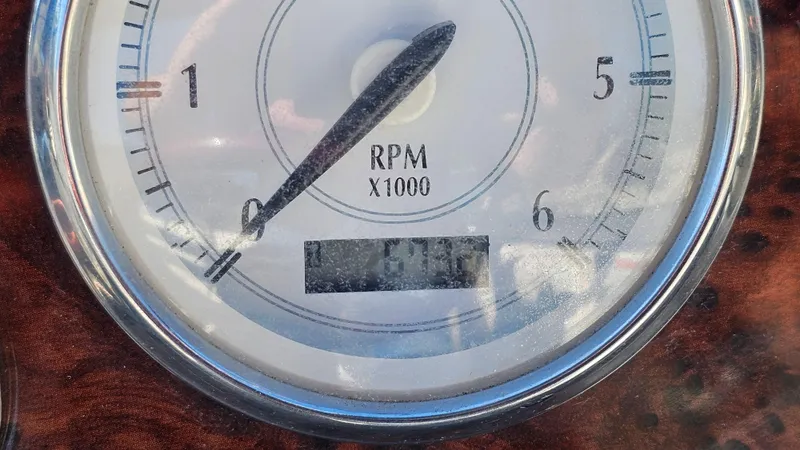 Slide: The Image of Tachometer of 2008 Regal 2565 Window Express showing RPM reading. - 22