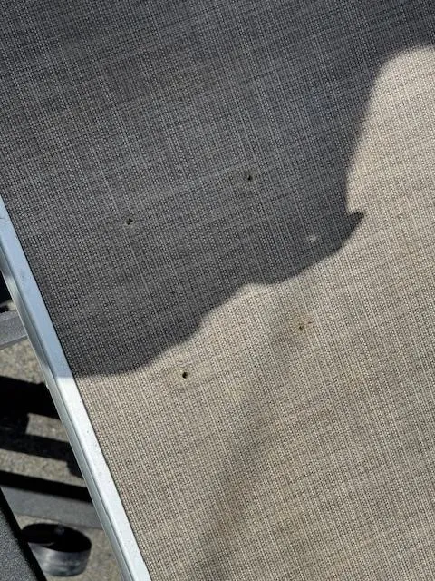 Slide: The Image of 2023 Sun Tracker Bass Buggy 16 XL Select deck with textured surface and shadow. - 10