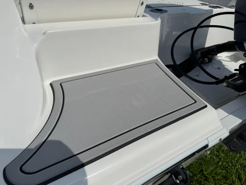 Slide: The Image of 2019 Sea Fox 206 Commander boat deck detail with non-slip surface. - 16