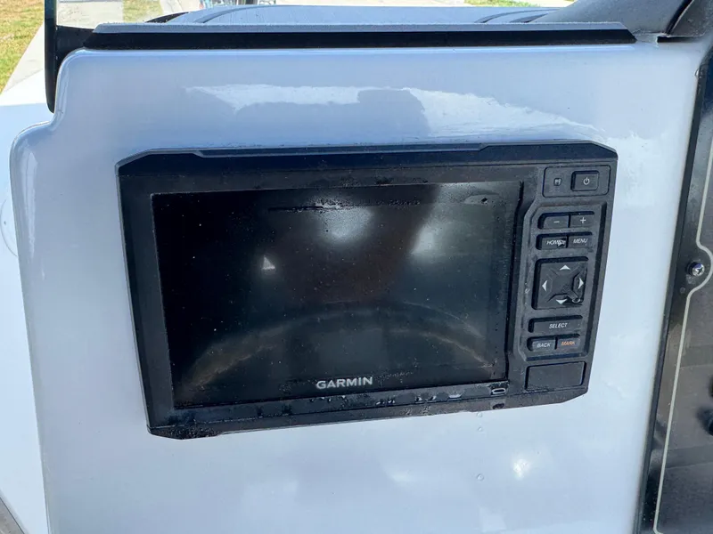 Slide: The Image of Garmin navigation system on 2019 Sea Fox 206 Commander boat dashboard. - 35