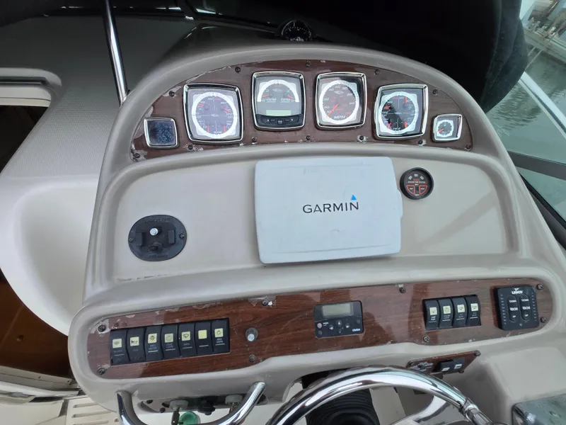 Slide: The Image of Dashboard of 2008 Chaparral 290 Signature boat with Garmin navigation system. - 5