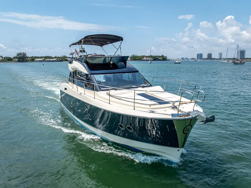 Slide: The Image of 2015 Beneteau Monte Carlo 5 yacht cruising on a sunny day. - 0