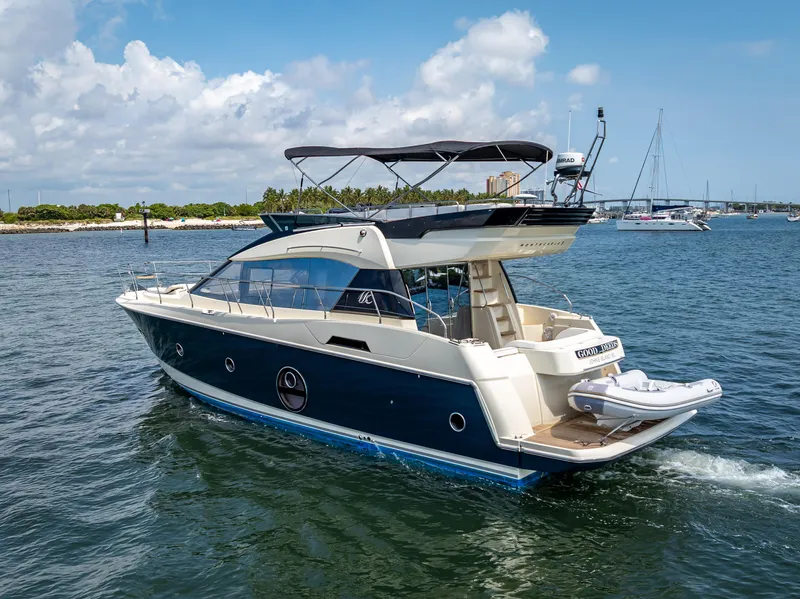 Slide: The Image of 2015 Beneteau Monte Carlo 5 yacht cruising on a sunny day. - 5