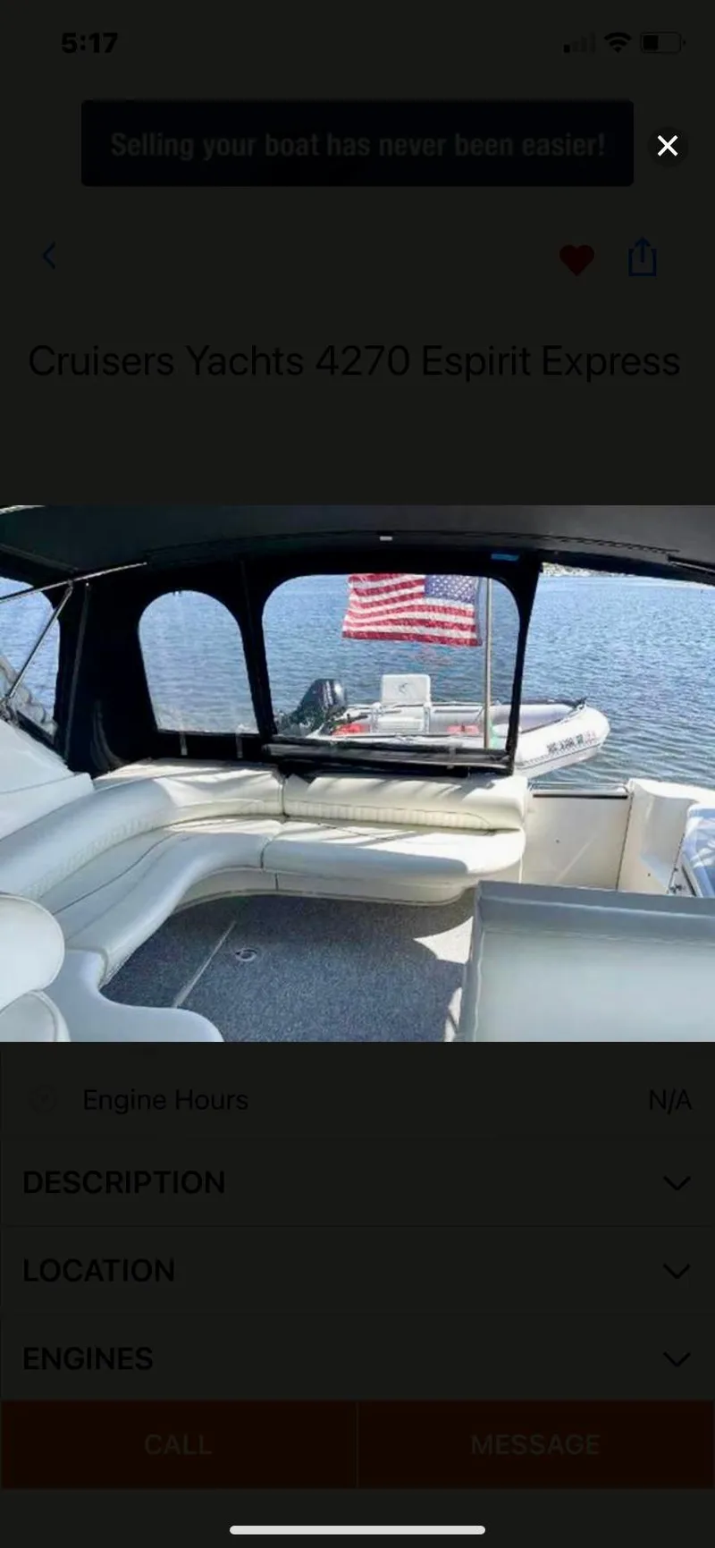 Slide: The Image of Cruisers Yachts 4270 Esprit 1997 - 9