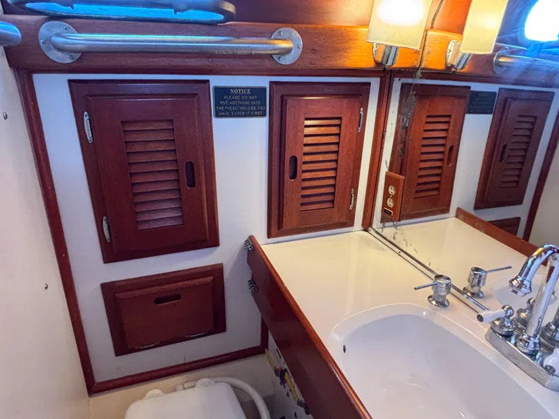 Slide: The Image of Hinckley Yachts 36 Auxiliary Yawl 1955 - 68