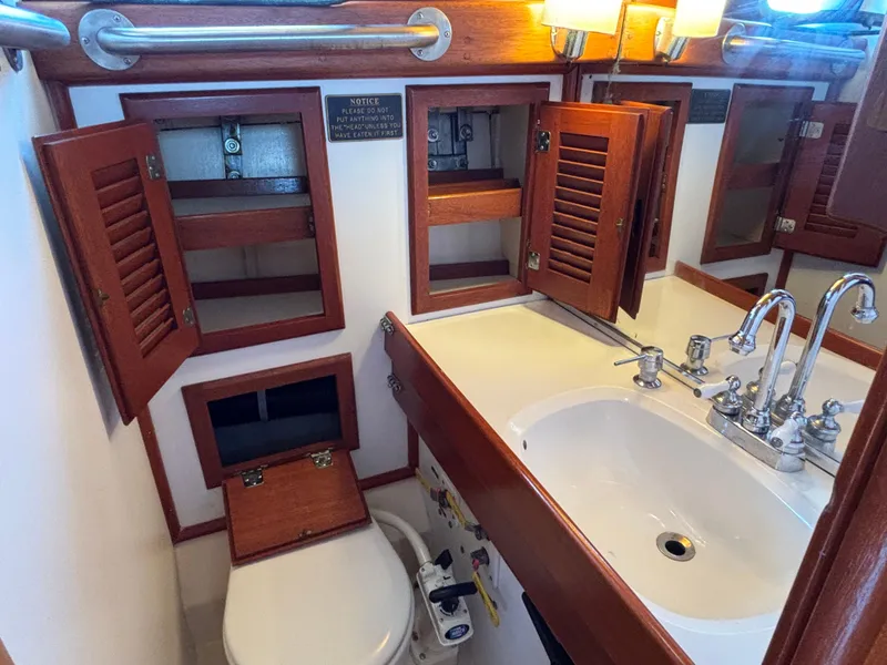 Slide: The Image of Hinckley Yachts 36 Auxiliary Yawl 1955 - 69