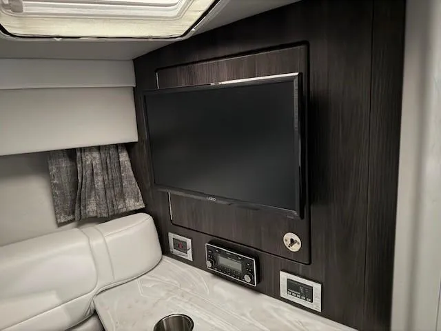 Slide: The Image of Interior of 2020 Formula 350 Sun Sport with TV and control panel. - 12