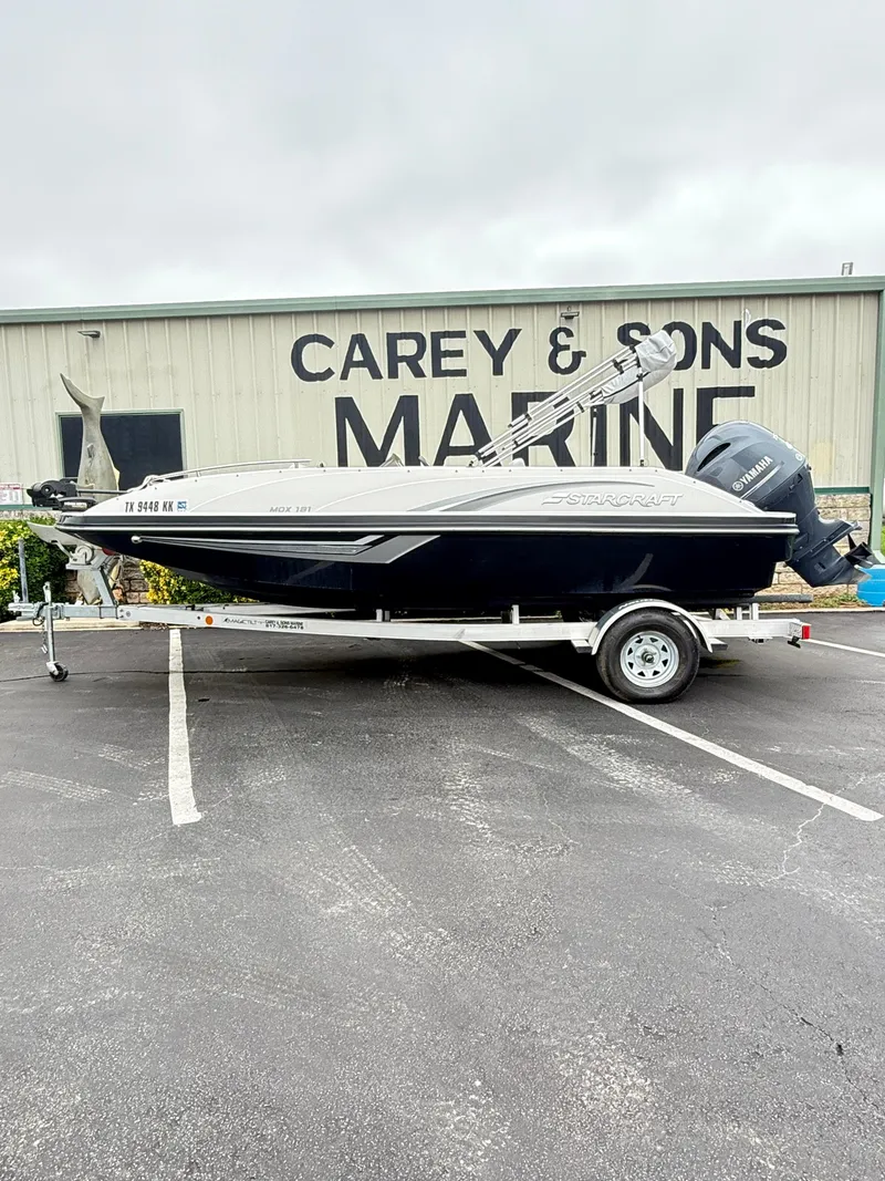 Slide: The Image of 2021 Starcraft MDX191 boat on trailer at Carey & Sons Marine. - 3